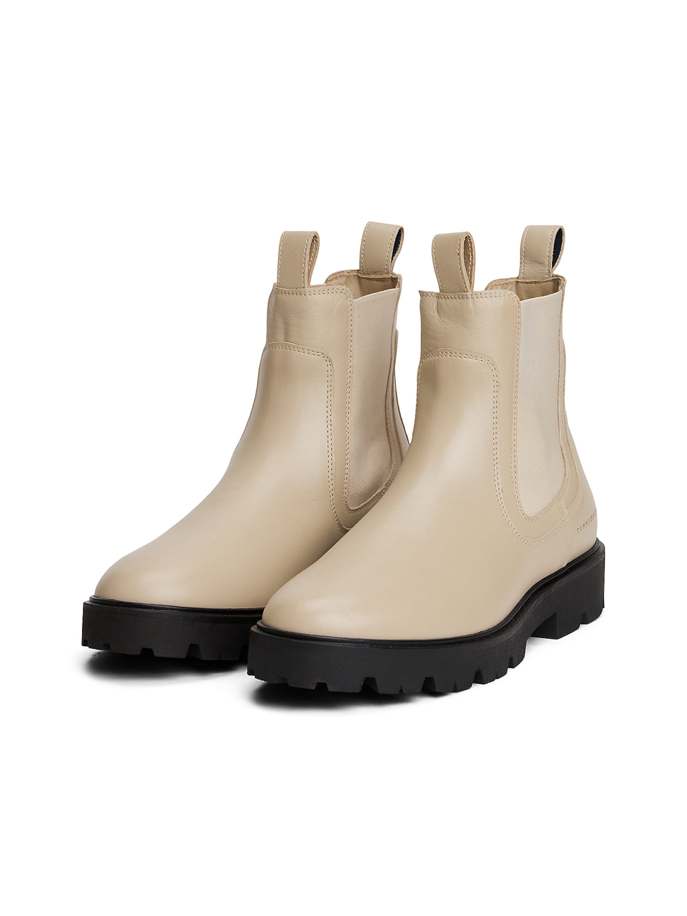 TOMMY HILFIGER Chelsea Boots in Beige: Vorderseite
