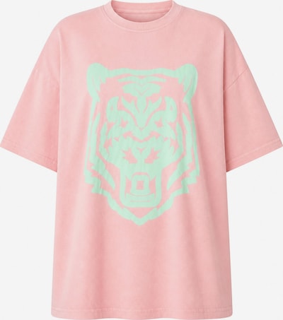 Worldclassca Oversizeshirt 'Oversize T-Shirt "Tiger"' in S-L/Wide in apricot, Produktansicht