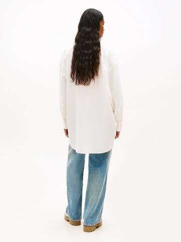 Tommy Jeans Shirt dress in White