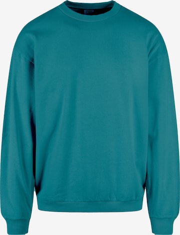 Urban Classics Sweatshirt in Blue: front