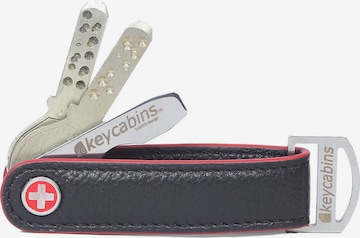 keycabins Schlüsselanhänger 'Loop S4' in Schwarz: Vorderseite