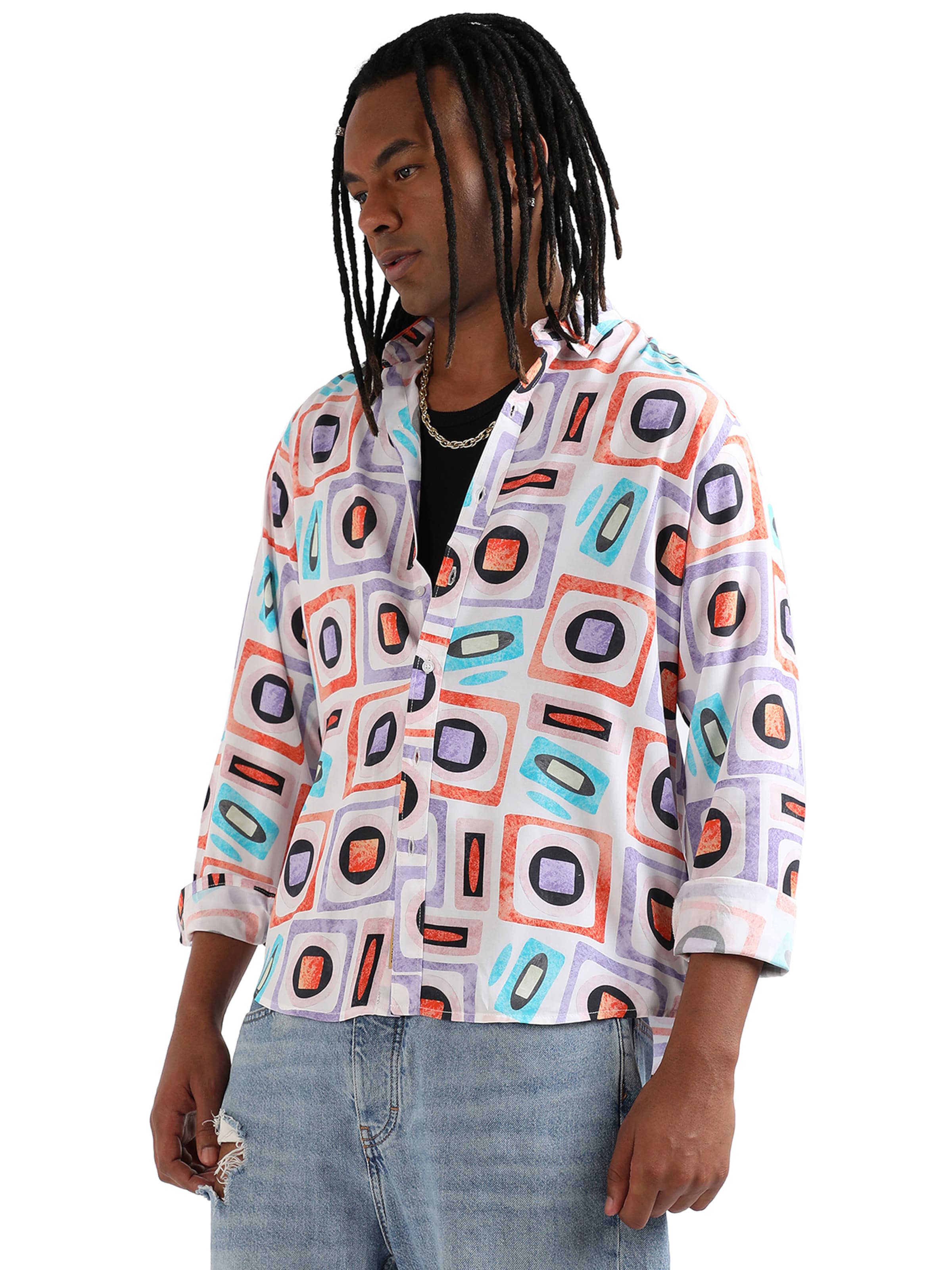 Regular fit Camicia 'Easton' di Campus Sutra in colori misti