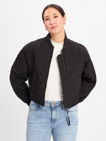 HUGO Steppjacke ' Fulan- 1 ' in Schwarz: Vorderseite
