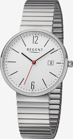 REGENT Analog Watch in Silver: front