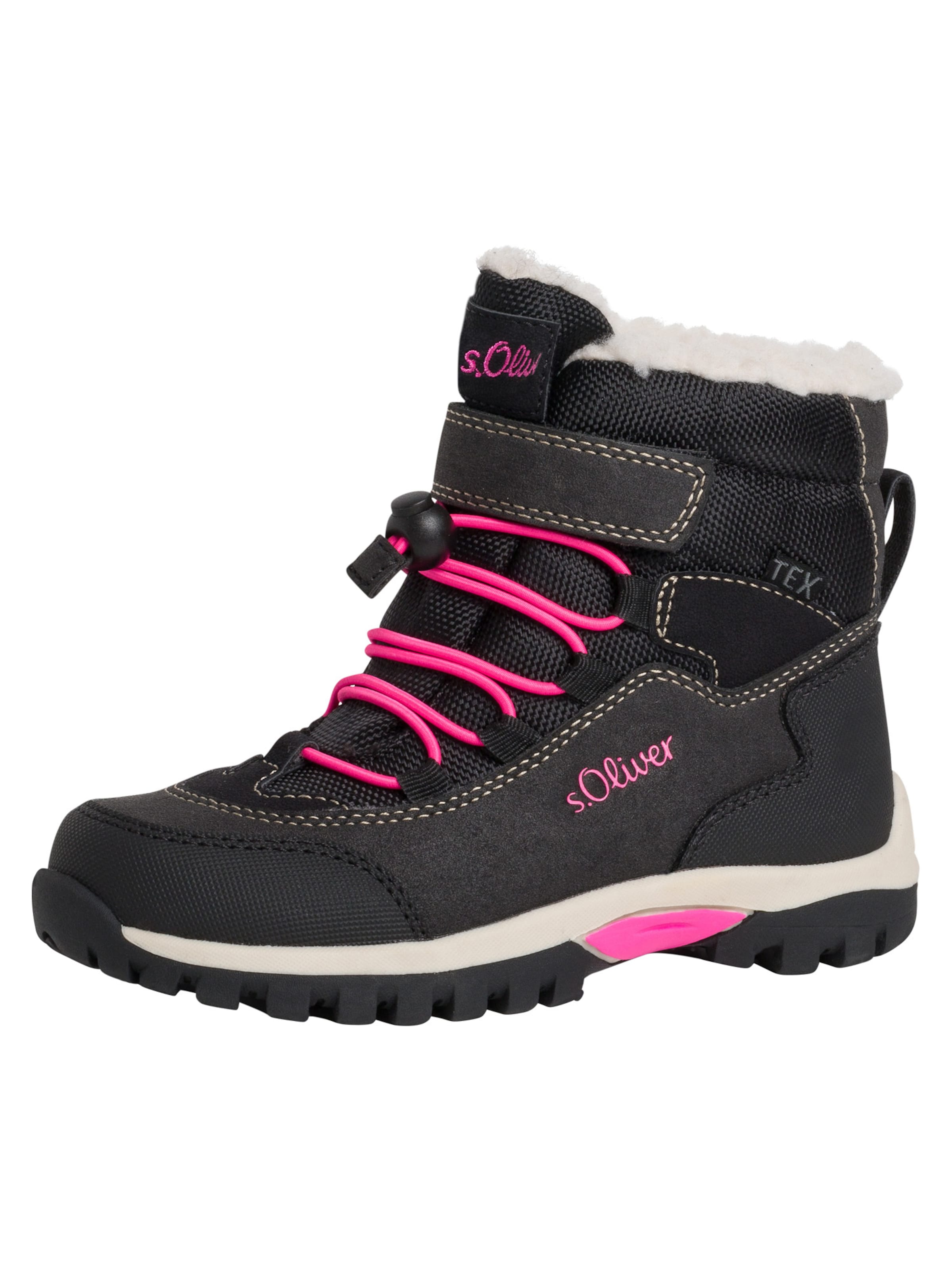 s.Oliver Snow boots in Black: front