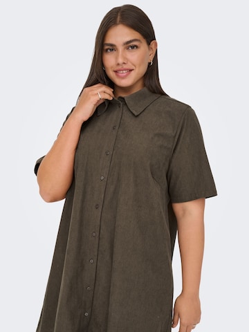 ONLY Carmakoma Blousejurk 'CARKinta' in Bruin