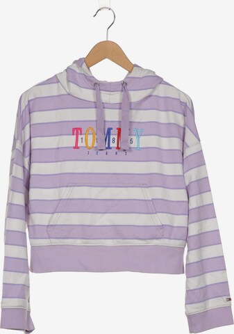 Tommy Jeans Sweatshirt & Zip-Up Hoodie in XS in Purple: front