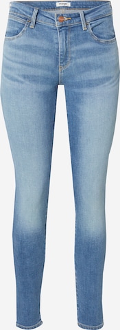 WRANGLER Skinny Džíny – modrá: přední strana
