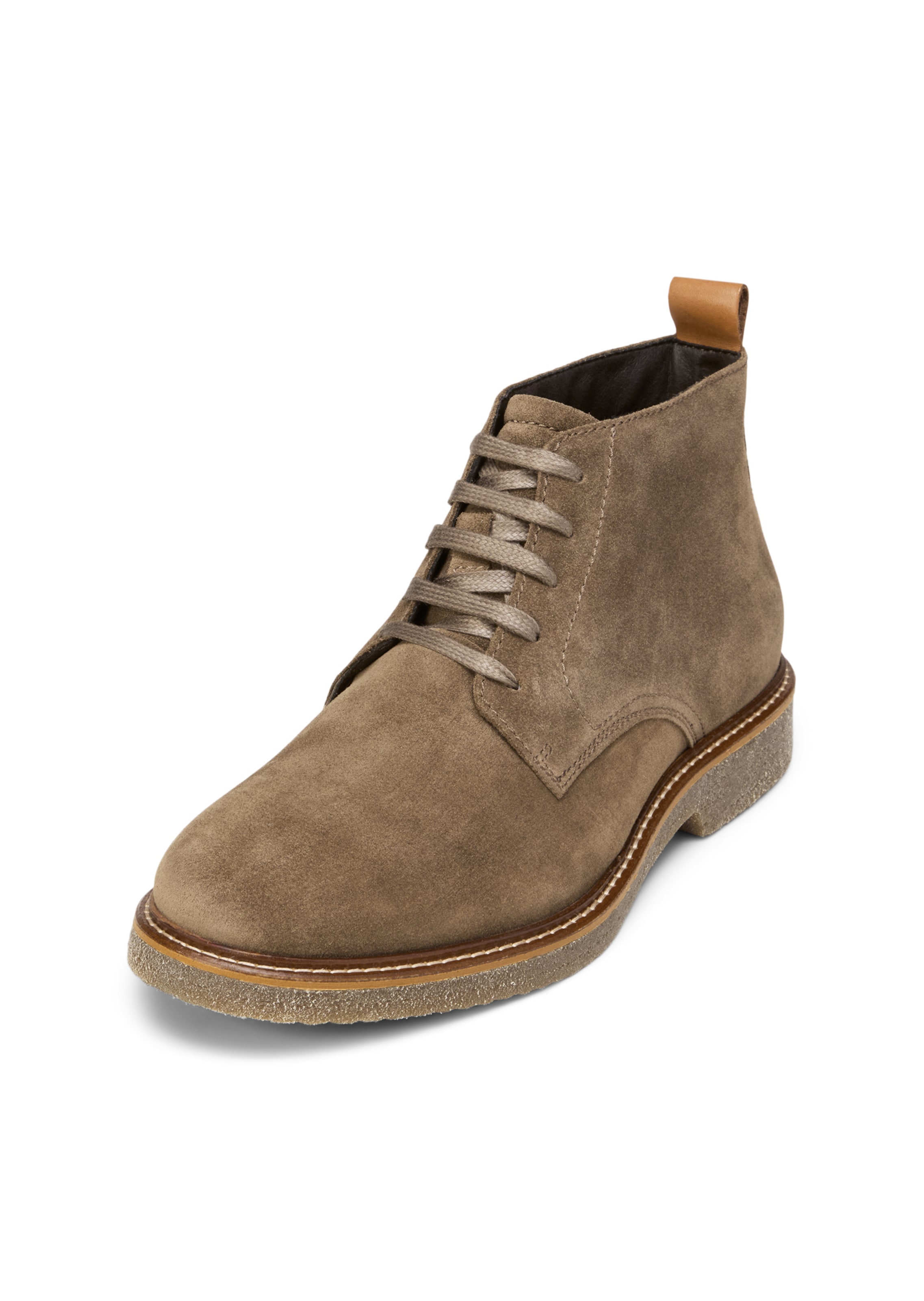 Marc O'Polo Veterboots 'Linus' in Bruin: voorkant