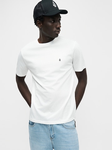 balta Volcom Marškinėliai