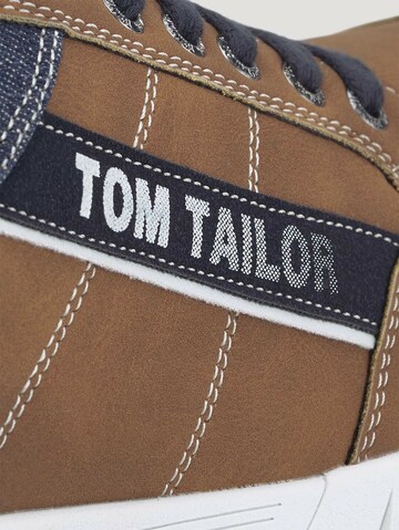 TOM TAILOR Sneakers in Brown