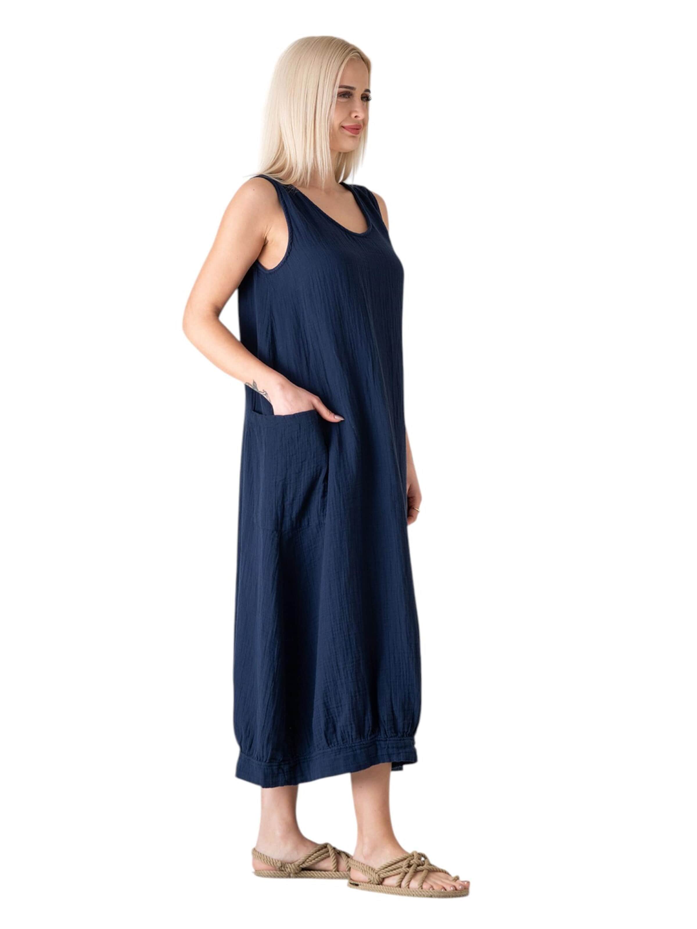 WENOR Strandjurk 'ZELMA' in Blauw