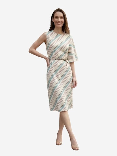 My fashion Dress in 38 in Beige / Blue / Brown, Item view