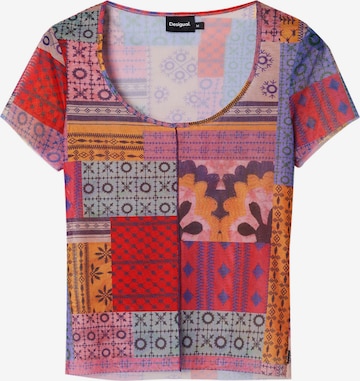 Desigual - Camisa em mistura de cores: frente