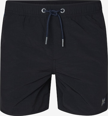 Shorts de bain 'Pebbleway' Petrol Industries en noir : devant