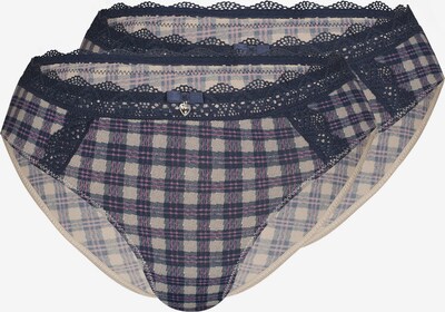 sassa Slip 'WINTER SQUARE' en crème, Vue avec produit