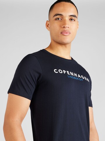 Lindbergh T-Shirt 'Copenhagen' in Blau