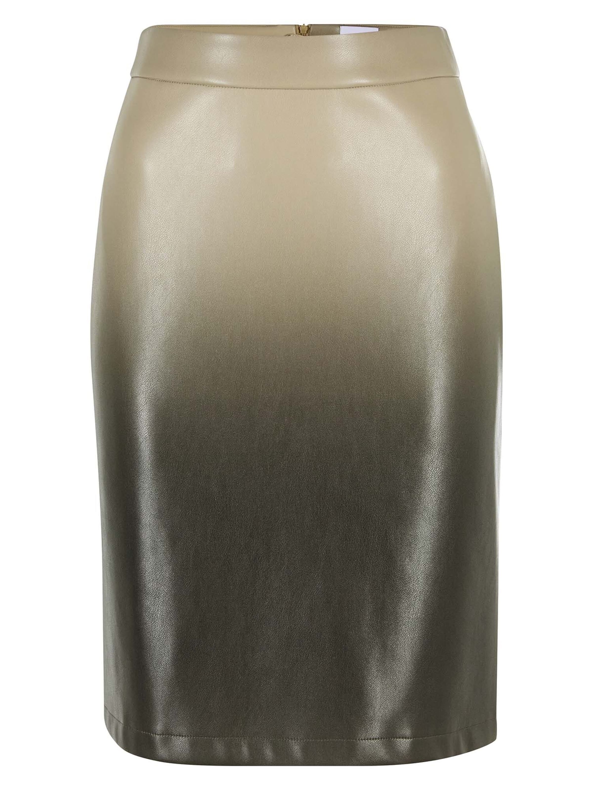 MADELEINE Rock in Beige: Vorderseite