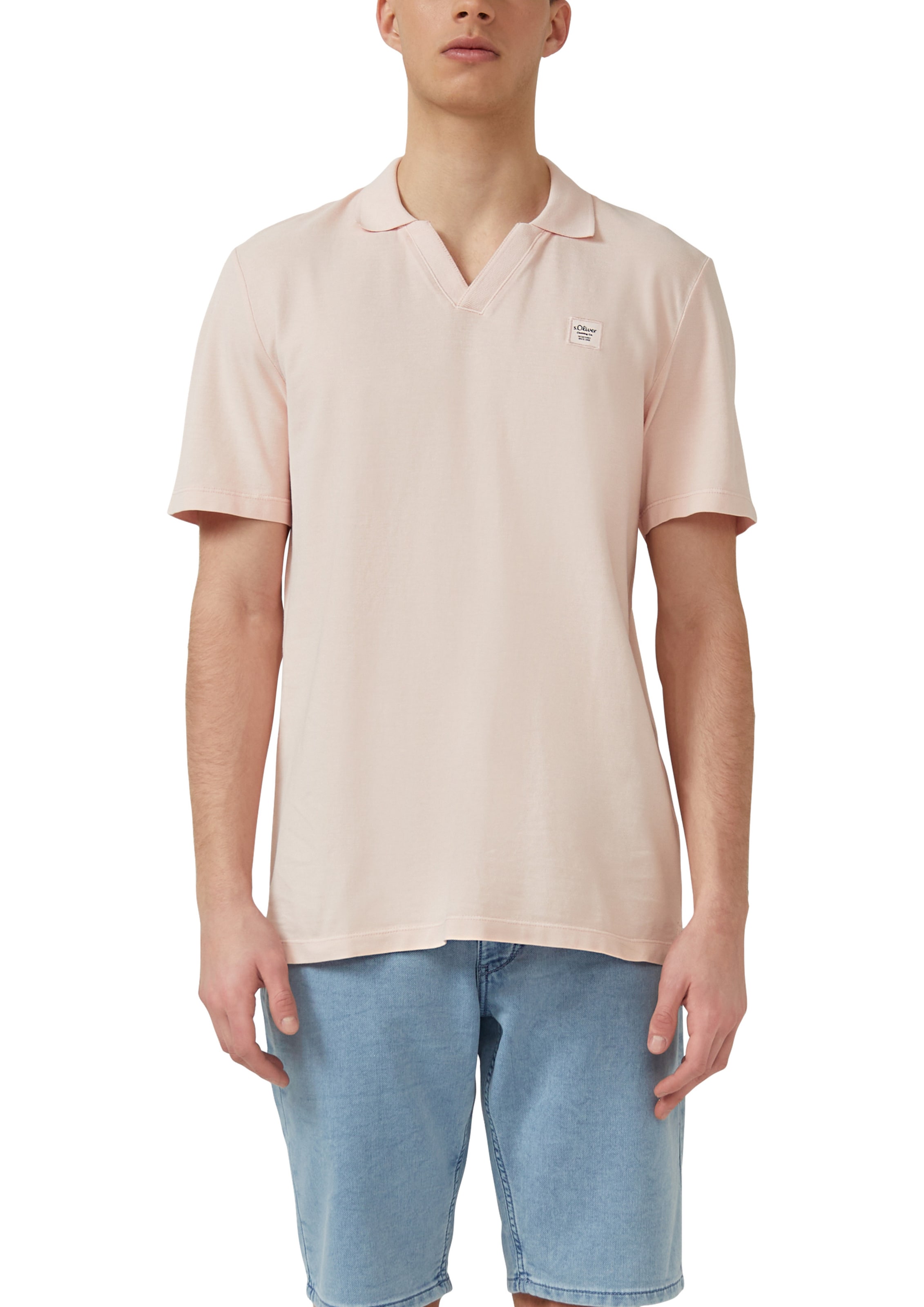 s.Oliver Poloshirt in Pink
