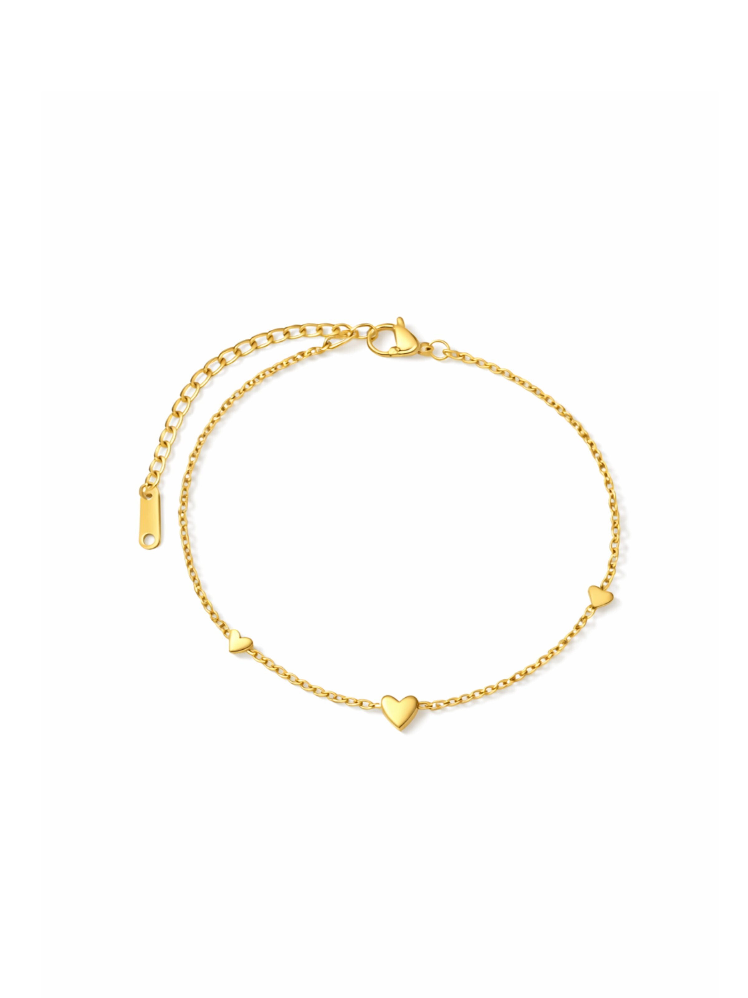 Pure Schmuck Bracelet 'Love' in Gold: front