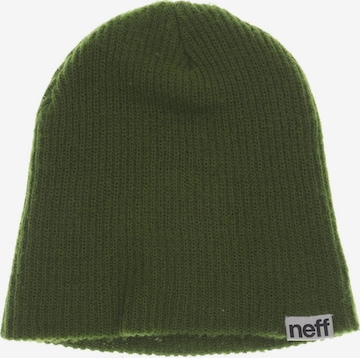 Neff Hat & Cap in One size in Green: front
