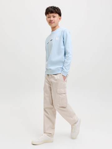 Jack & Jones Junior Regular Pants 'JPStevan Crisp' in Grey