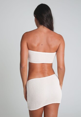 Moda Minx Strandkleid 'Scrunch' in Beige