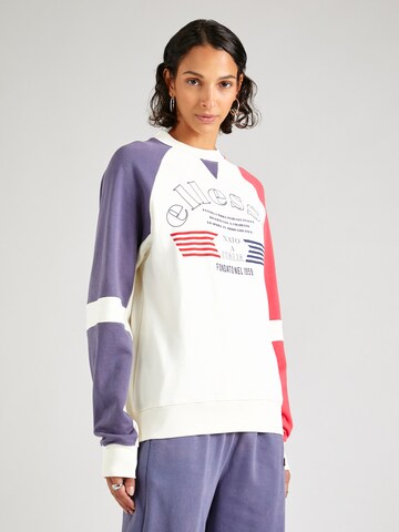 Sweat-shirt 'Norisse' ELLESSE en blanc : devant