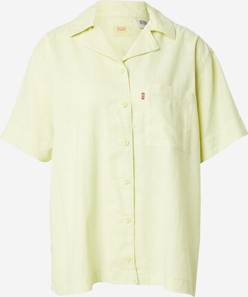 dzeltens LEVI'S ® Blūze 'Ari Short Sleeve Resort Shirt': no priekšpuses