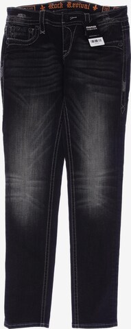 Rock Revival Jeans in 28 in Black: front