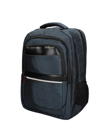 Zaino 'Zaino Coveri Collection poliestere resistente con zip' di Coveri Collection in blu: frontale