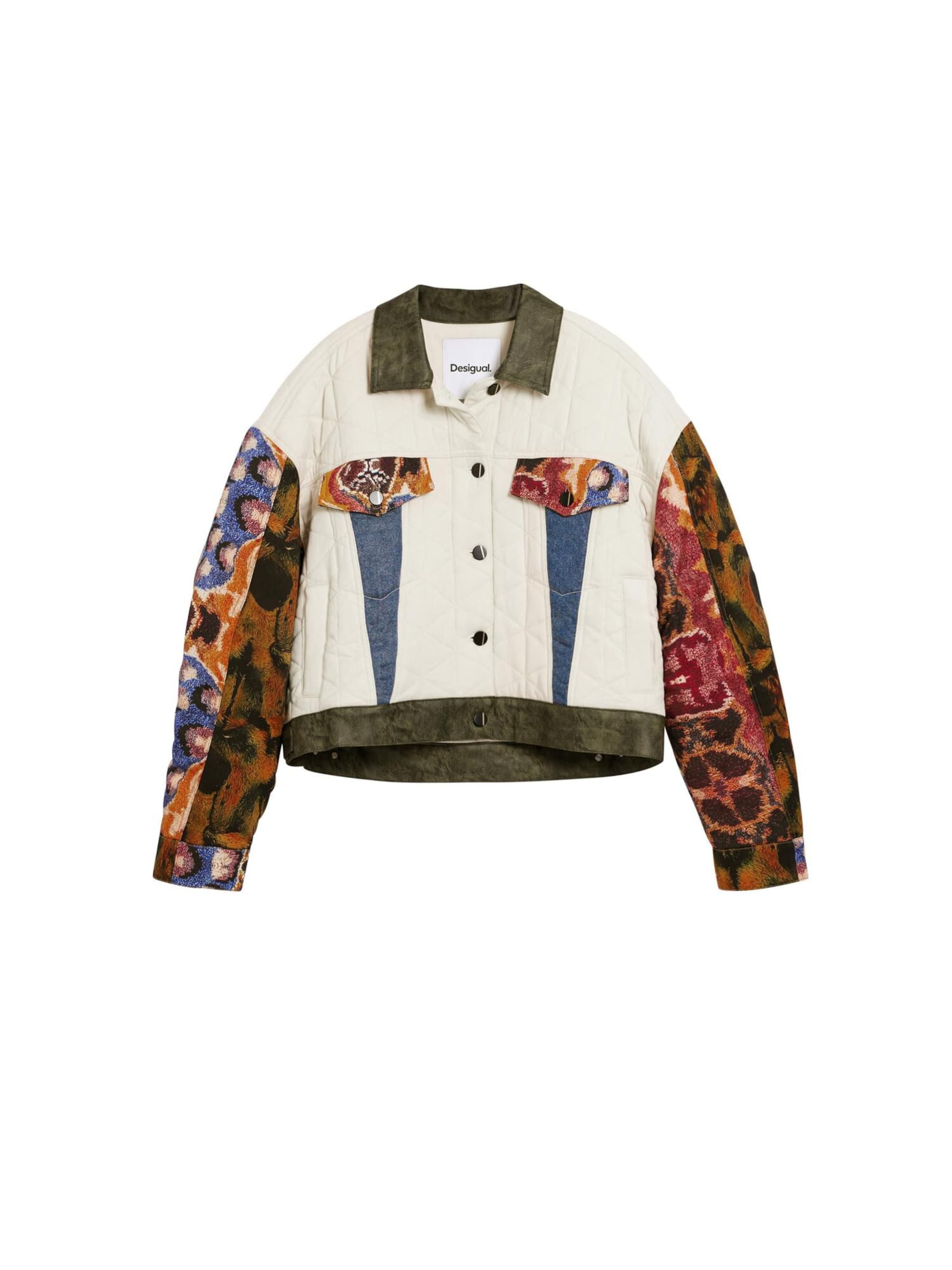 Desigual Демисезонная куртка 'M. Christian Lacroix' в Белый: спереди