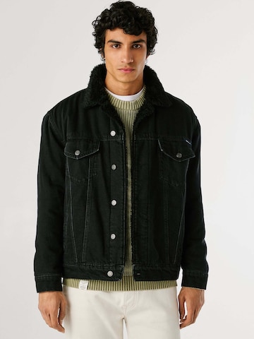 Pepe Jeans Between-season jacket 'DLX' in Black: front