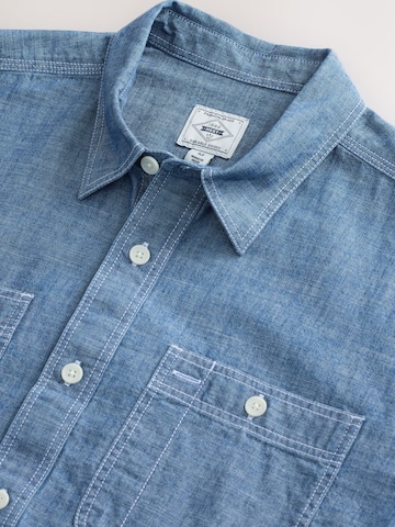 Next Regular fit Πουκάμισο σε μπλε