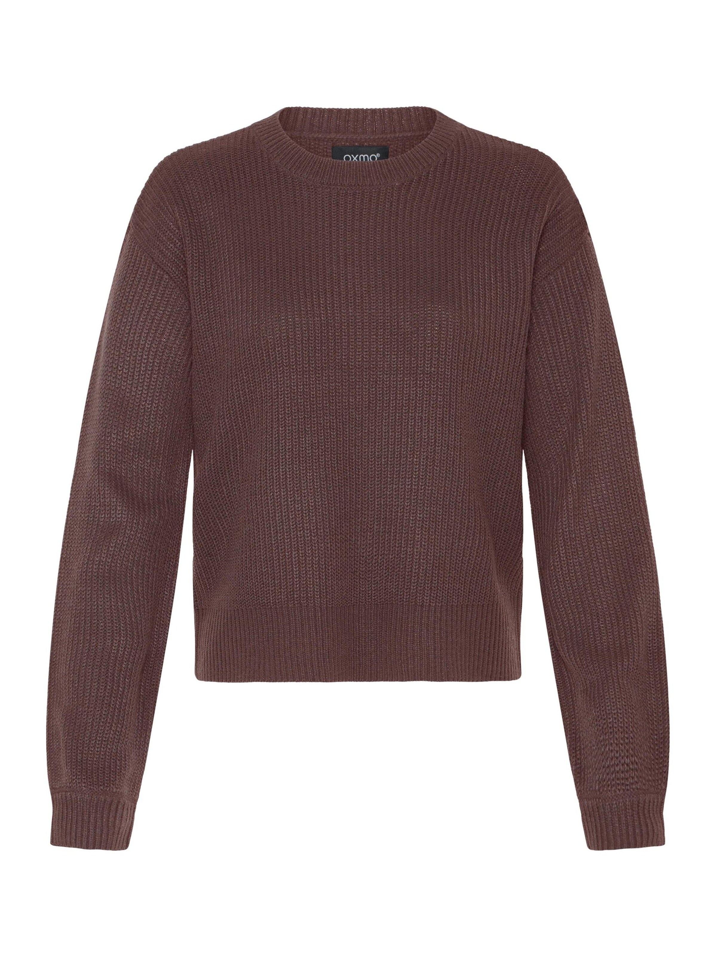Pullover ' OXFKIMNI ' di Oxmo in marrone: frontale