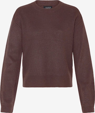 Oxmo Strickpullover ' OXFKIMNI ' in Braun: Vorderseite
