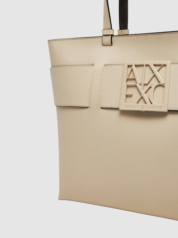 ARMANI EXCHANGE - Shopper en beige