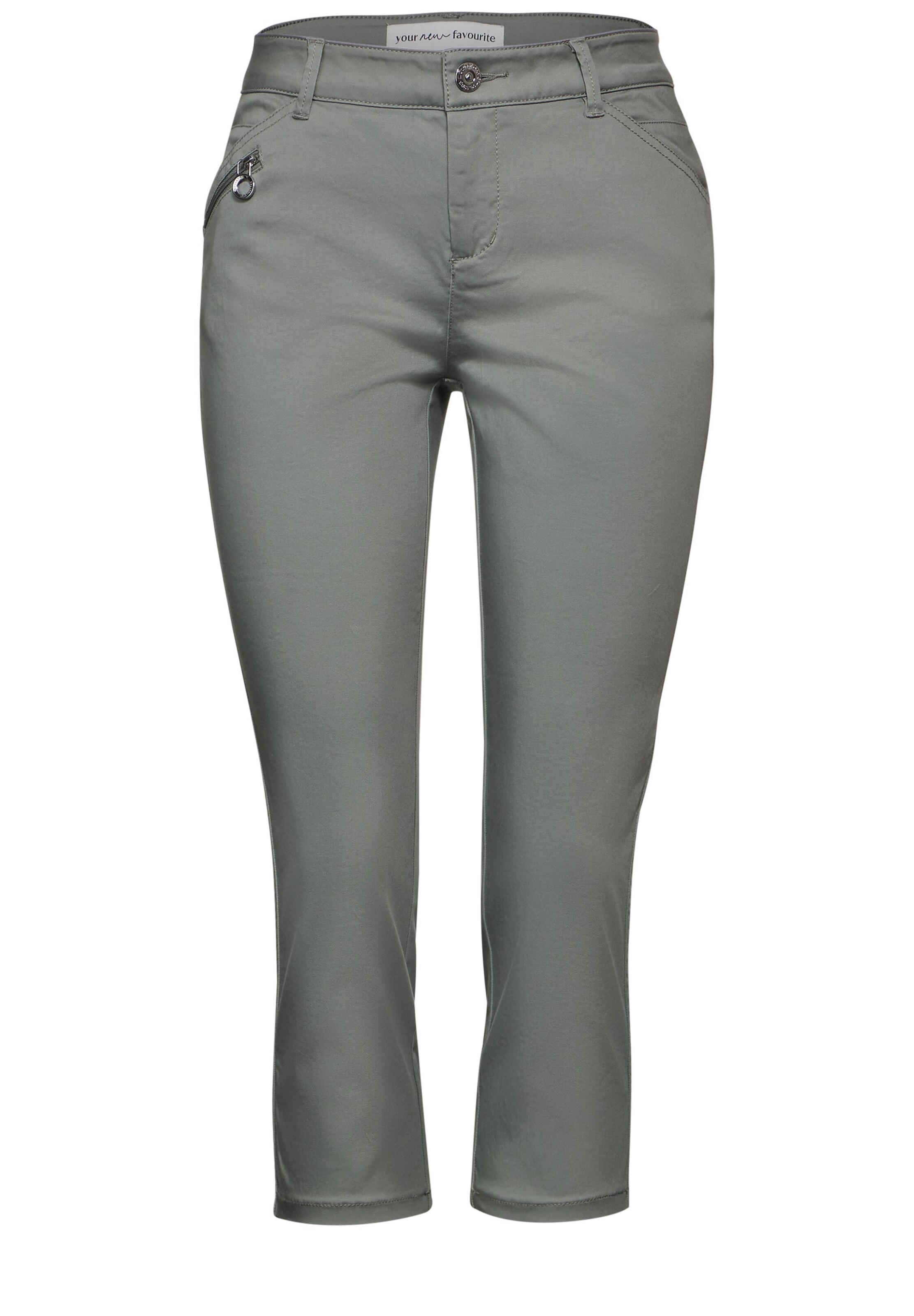 STREET ONE Slim fit Jeans in Grey: front