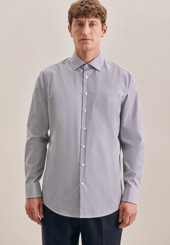 SEIDENSTICKER Regular fit Business shirt in Grey
