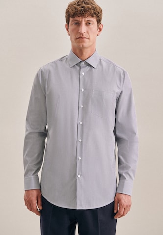SEIDENSTICKER - Regular Fit Camisa clássica em cinzento