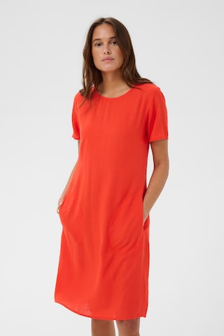 Abito estivo 'KAmilia' di Kaffe in arancione: frontale