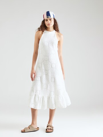 NÜMPH Лятна рокля 'ELSIE' в бяло: отпред