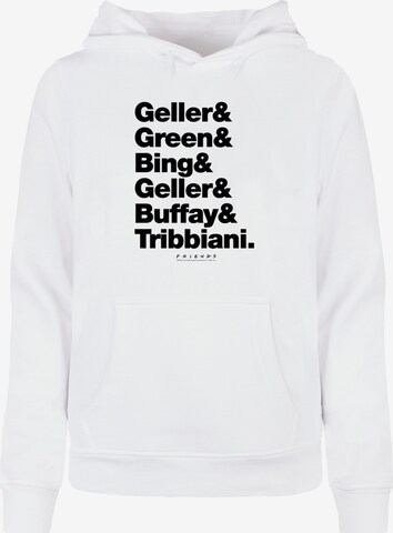 Sweat-shirt 'Friends - Surnames' ABSOLUTE CULT en blanc : devant