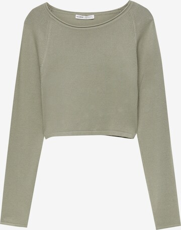 Pull&Bear Pullover i grøn: forside