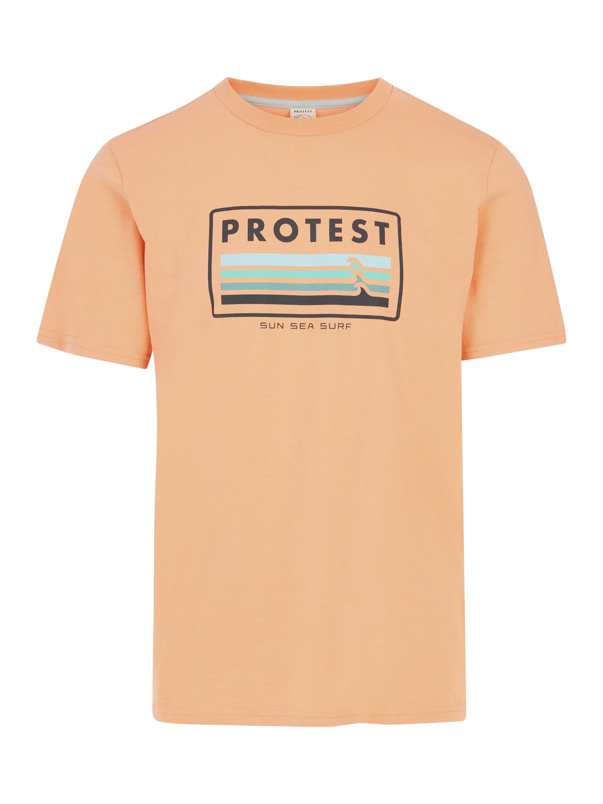 PROTEST Shirt 'PRTBarn' in Orange: front