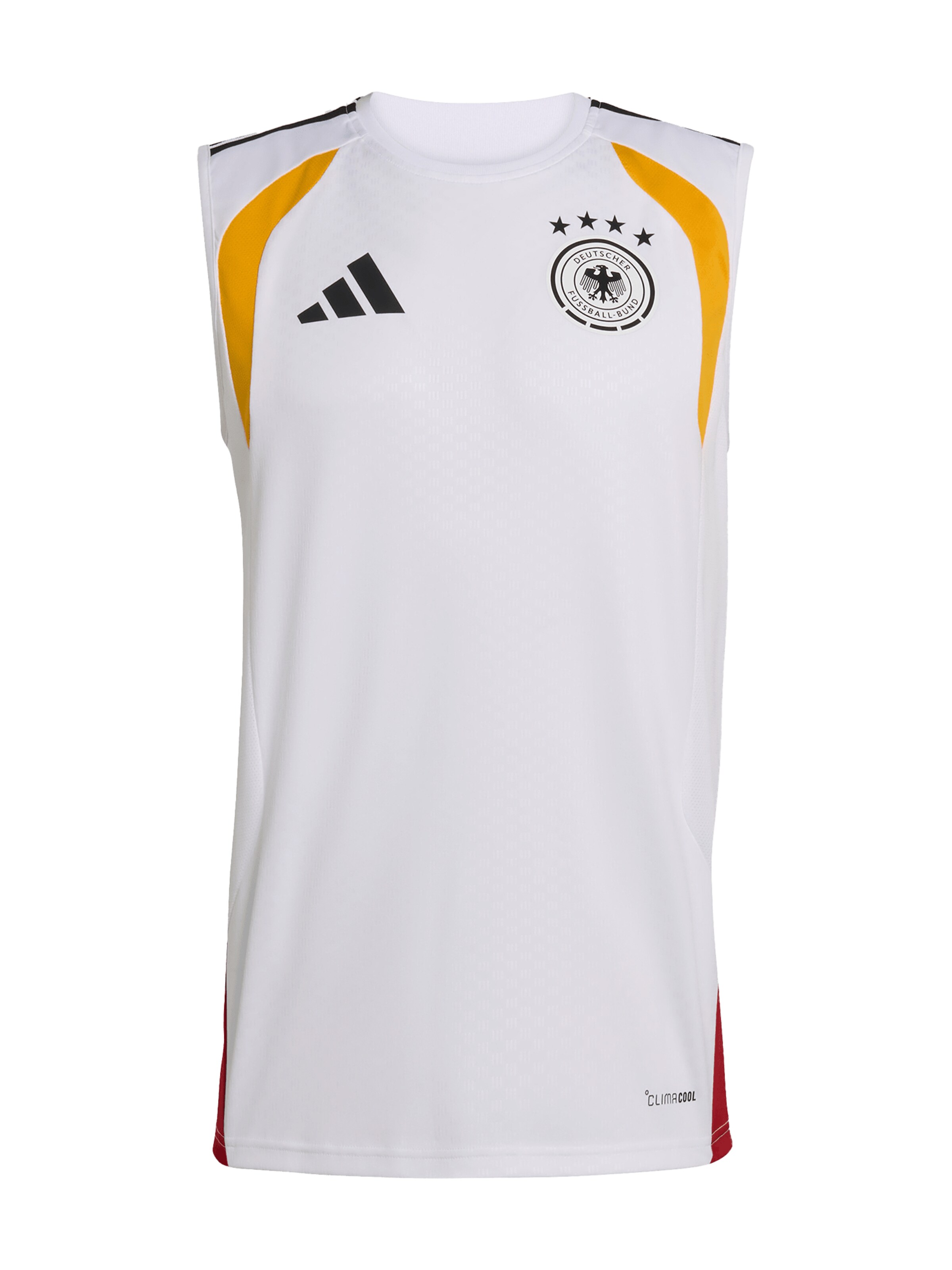 ADIDAS PERFORMANCE Tanktop DFB Home in Weiß: Vorderseite