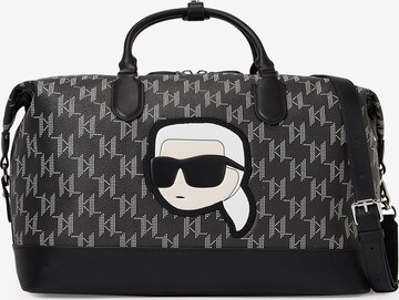 Borsa weekend 'Ikonik2.0' di Karl Lagerfeld in nero: frontale