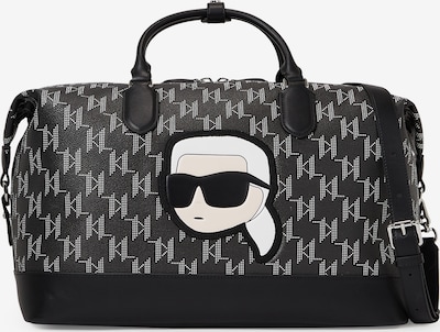 Karl Lagerfeld Vikend torba 'Ikonik2.0' u bež / crna / bijela, Pregled proizvoda