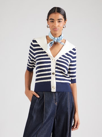 Rich & Royal Pletena jopa | modra barva: sprednja stran