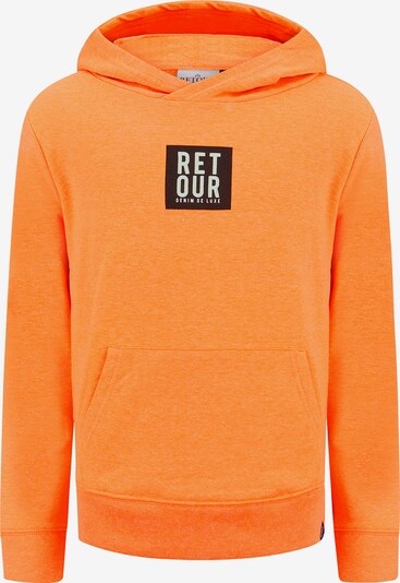 Retour Jeans Sweatshirt 'Gino' in Mandarine / Black / White, Item view